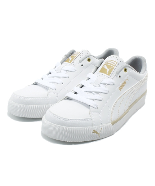 PUMA（プーマ）の「コートポイント J BG（スニーカー・レディース・ブラック/ホワイト×ブルー/ホワイト×ピンク/ホワイト×ゴールド/ホワイト・23.5cm/25cm/23cm/24.5cm/22.5cm/24cm）」の5枚目の写真