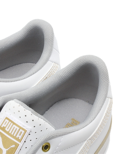 PUMA（プーマ）の「コートポイント J BG（スニーカー・レディース・ブラック/ホワイト×ブルー/ホワイト×ピンク/ホワイト×ゴールド/ホワイト・23.5cm/25cm/23cm/24.5cm/22.5cm/24cm）」の11枚目の写真