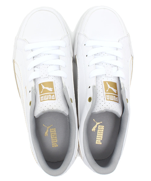 PUMA（プーマ）の「コートポイント J BG（スニーカー・レディース・ブラック/ホワイト×ブルー/ホワイト×ピンク/ホワイト×ゴールド/ホワイト・23.5cm/25cm/23cm/24.5cm/22.5cm/24cm）」の13枚目の写真