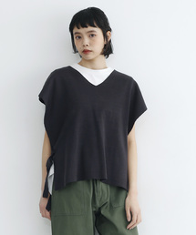 MERLOT IKYU | サイドリボンニットベスト2988(ベスト)