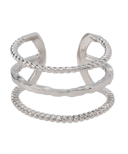 BEAUTY&YOUTH UNITED ARROWS（ビューティーアンドユースユナイテッドアローズ）の「BYMC スマート3ラインリング◆（リング・レディース・ゴールド/シルバー・11/7）」の2枚目の写真