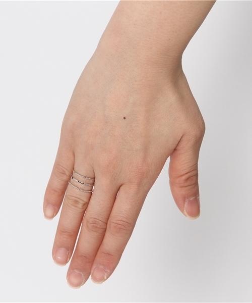 BEAUTY&YOUTH UNITED ARROWS（ビューティーアンドユースユナイテッドアローズ）の「BYMC スマート3ラインリング◆（リング・レディース・ゴールド/シルバー・11/7）」の6枚目の写真