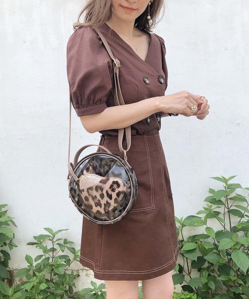 one after another NICE CLAUP（ワンアフターアナザーナイスクラップ）の「ハートポーチ付きショルダーバッグ（ショルダーバッグ・レディース・ブラウン系その他/レオパード・FREE）」の14枚目の写真