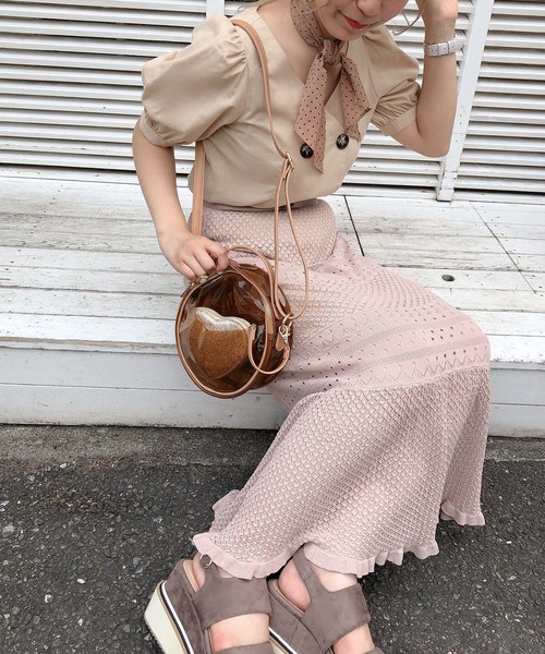 one after another NICE CLAUP（ワンアフターアナザーナイスクラップ）の「ハートポーチ付きショルダーバッグ（ショルダーバッグ・レディース・ブラウン系その他/レオパード・FREE）」の12枚目の写真