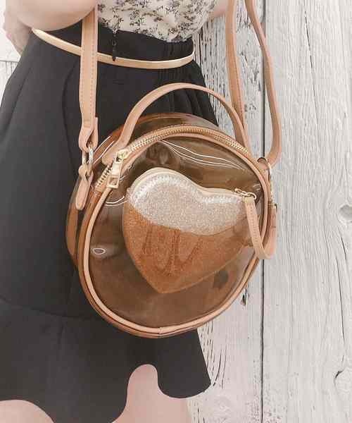 one after another NICE CLAUP（ワンアフターアナザーナイスクラップ）の「ハートポーチ付きショルダーバッグ（ショルダーバッグ・レディース・ブラウン系その他/レオパード・FREE）」の17枚目の写真