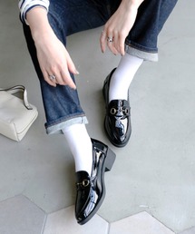 VIVIAN | ポインテッドトゥビット付きローファー(ローファー)