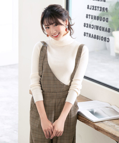 夢展望（ユメテンボウ）の「２ＷＡＹワンショルダーワイドパンツオールインワン（つなぎ/オールインワン・レディース・ブラック系その他/ブラウン系その他・MEDIUM/LARGE）」の8枚目の写真