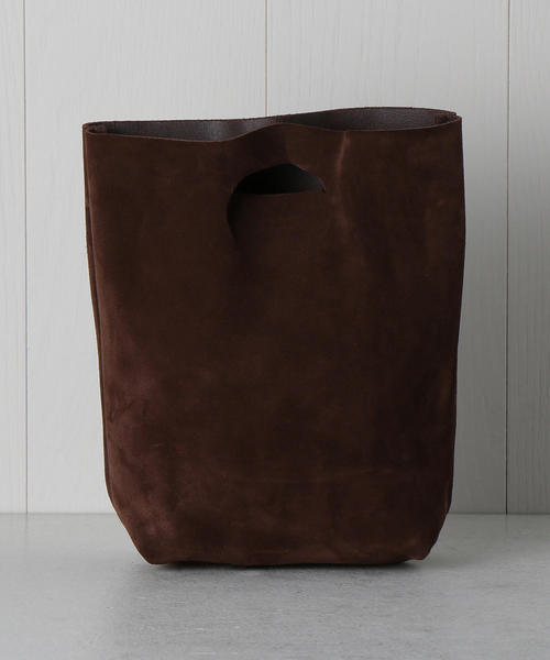 Hender Scheme(エンダースキーマ)の「<Hender Scheme>LEATHER BAG/バッグ(ハンドバッグ・レディース・ダークブラウン/ベージュ・FREE)」の2枚目の写真