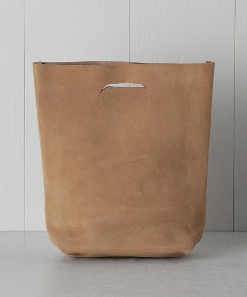 Hender Scheme(エンダースキーマ)の「<Hender Scheme>LEATHER BAG/バッグ(ハンドバッグ・レディース・ダークブラウン/ベージュ・FREE)」の1枚目の写真