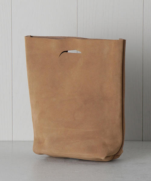 Hender Scheme(エンダースキーマ)の「<Hender Scheme>LEATHER BAG/バッグ(ハンドバッグ・レディース・ダークブラウン/ベージュ・FREE)」の3枚目の写真