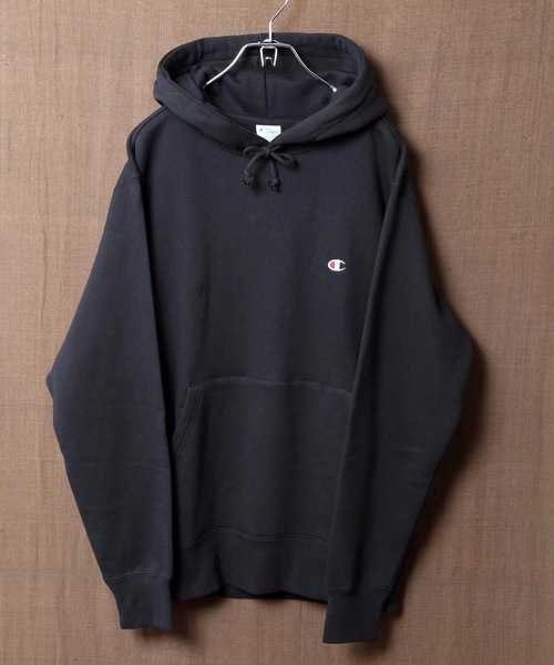 Champion(チャンピオン)の「【CHAMPION/チャンピオン】裏起毛プルオーバーパーカー C3-Q105 ワンポイント 刺繍 ユニセックス(パーカー・メンズ・ホワイト/ブラック/ダークグリーン/ネイビー/杢グレー/ブラウン・MEDIUM/X-LARGE/SMALL/LARGE/XX-LARGE)」の22枚目の写真