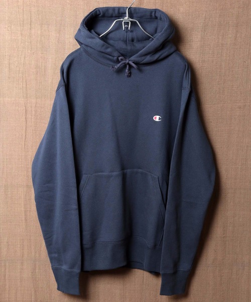 Champion(チャンピオン)の「【CHAMPION/チャンピオン】裏起毛プルオーバーパーカー C3-Q105 ワンポイント 刺繍 ユニセックス(パーカー・メンズ・ホワイト/ブラック/ダークグリーン/ネイビー/杢グレー/ブラウン・MEDIUM/X-LARGE/SMALL/LARGE/XX-LARGE)」の18枚目の写真