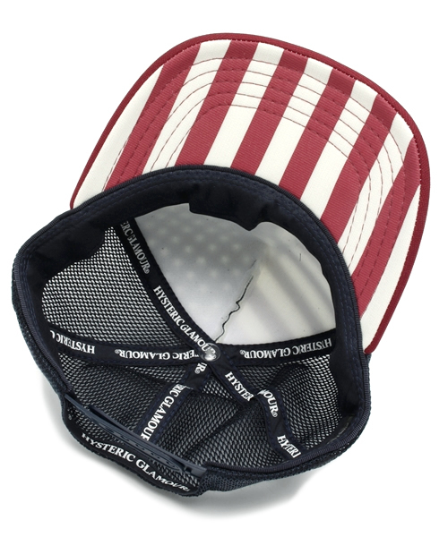 JOEY HYSTERIC(ジョーイヒステリック)の「FLAG WOMAN pt メッシュキャップ(キャップ・キッズ・トリコロール・LARGE/MEDIUM)」の6枚目の写真