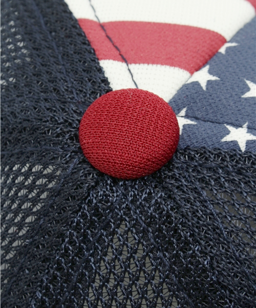 JOEY HYSTERIC(ジョーイヒステリック)の「FLAG WOMAN pt メッシュキャップ(キャップ・キッズ・トリコロール・LARGE/MEDIUM)」の5枚目の写真