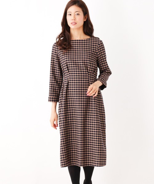 Soup スープ のファッション ワンピース セール ツイードギンガムワンピース ワンピース Emilyan Soup スープ のファッション ワンピース セール ツイードギンガムワンピース ワンピース Emilyan