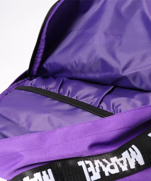 MARVEL（マーベル）の「【FILA MARVEL/フィラマーベル】FILA MARVEL コラボ ロゴテープ リュック（バックパック/リュック・レディース・ホワイト/ブラック/パープル/レッド・FREE）」の10枚目の写真