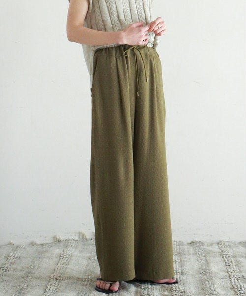 幾何柄ジャガードワイドパンツ パンツ パンツ パンツ Nombre Impair Impair ノンブルアンペール のファッション 正規品販売衝撃価格の