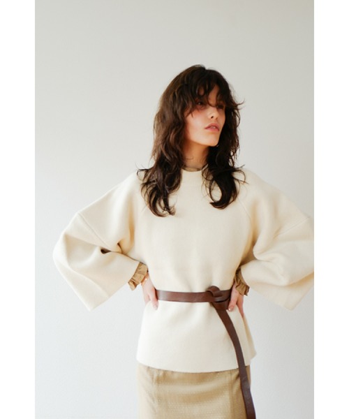 CLANE（クラネ）の「クラネ CLANE / スクエアスリーブ ニットトップス