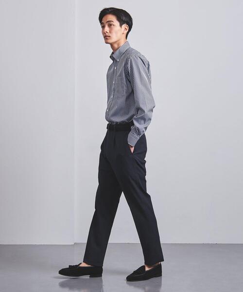 SOVEREIGN（ソブリン）の「＜SOVEREIGN（ソブリン）＞  シアサッカー 1プリーツ パンツ（その他パンツ・メンズ・ネイビー/ダークグレー・44/46/42/50/52/54/48）」の10枚目の写真