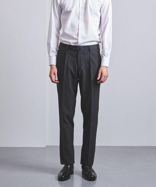 SOVEREIGN（ソブリン）の「＜SOVEREIGN（ソブリン）＞  シアサッカー 1プリーツ パンツ（その他パンツ・メンズ・ネイビー/ダークグレー・44/46/42/50/52/54/48）」の13枚目の写真