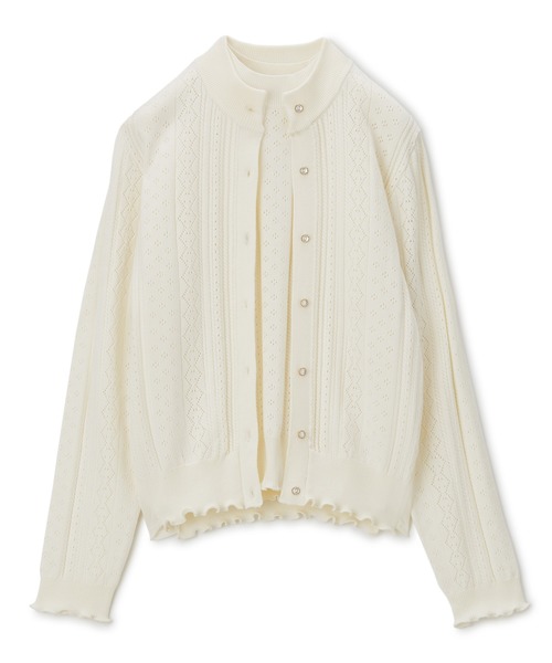 Supreme.La.La.(シュープリームララ)の「アンサンブルニットカーディガン(その他トップス)」|ホワイト