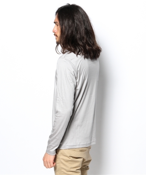 BEAMS（ビームス）の「◎BEAMS / スムースタートルネック（Tシャツ/カットソー・メンズ・ホワイト/ブラック/グレー・MEDIUM/SMALL/LARGE）」の7枚目の写真