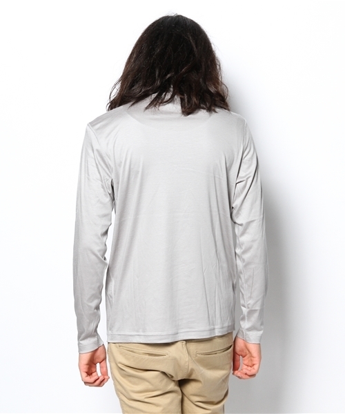 BEAMS（ビームス）の「◎BEAMS / スムースタートルネック（Tシャツ/カットソー・メンズ・ホワイト/ブラック/グレー・MEDIUM/SMALL/LARGE）」の8枚目の写真