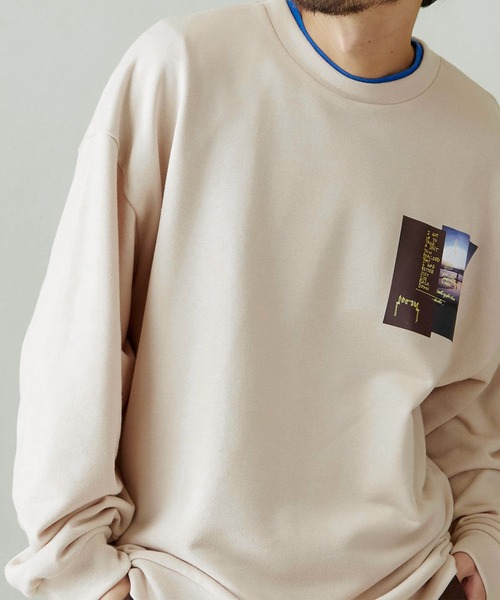 Mark Gonzales(マーク・ゴンザレス)の「Mark Gonzales/マークゴンザレス MONO-MART別注 背面プリント ビッグシルエット プルオーバースウェット(スウェット・メンズ・ホワイト系その他/ブラック系その他/ベージュ系その他/グリーン系その他/ホワイト系その他2/ホワイト系その他3/ブラック系その他2/ブラック系その他3/ベージュ系その他2/ベージュ系その他3/グリーン系その他2/グリーン系その他3・FREE)」の8枚目の写真