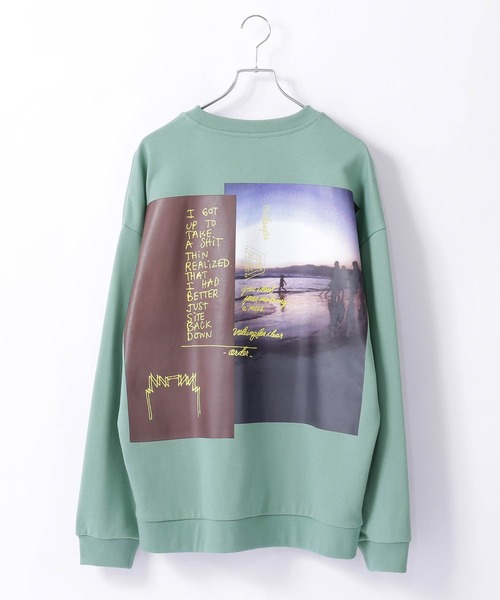 Mark Gonzales(マーク・ゴンザレス)の「Mark Gonzales/マークゴンザレス MONO-MART別注 背面プリント ビッグシルエット プルオーバースウェット(スウェット・メンズ・ホワイト系その他/ブラック系その他/ベージュ系その他/グリーン系その他/ホワイト系その他2/ホワイト系その他3/ブラック系その他2/ブラック系その他3/ベージュ系その他2/ベージュ系その他3/グリーン系その他2/グリーン系その他3・FREE)」の21枚目の写真