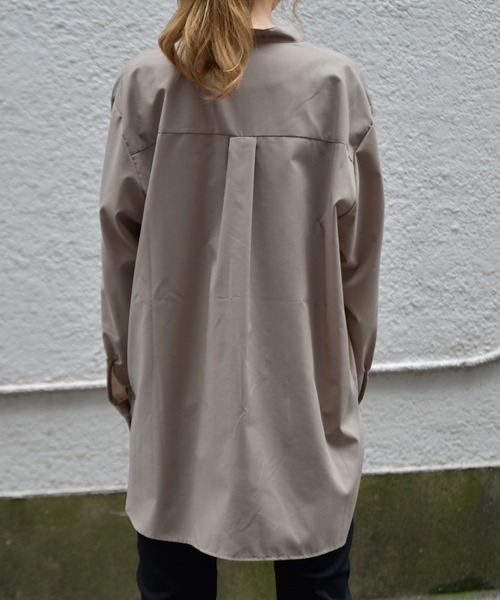Ambre Neige（アンブルネージュ）の「バンドカラーシャツ／【WEB/EC限商品定商品】（シャツ/ブラウス・レディース・オフホワイト/グレー系その他・FREE）」の5枚目の写真