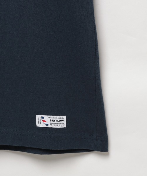 BAYFLOW(ベイフロー)の「USAコットングラフィックS/S TEE(Tシャツ/カットソー・メンズ・ホワイト/ネイビー/オレンジ/ライトグリーン・SMALL/MEDIUM/LARGE)」の12枚目の写真