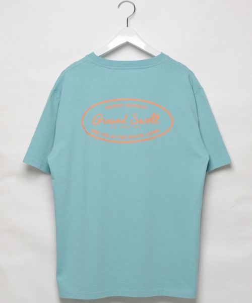 BAYFLOW(ベイフロー)の「USAコットングラフィックS/S TEE(Tシャツ/カットソー・メンズ・ホワイト/ネイビー/オレンジ/ライトグリーン・SMALL/MEDIUM/LARGE)」の11枚目の写真