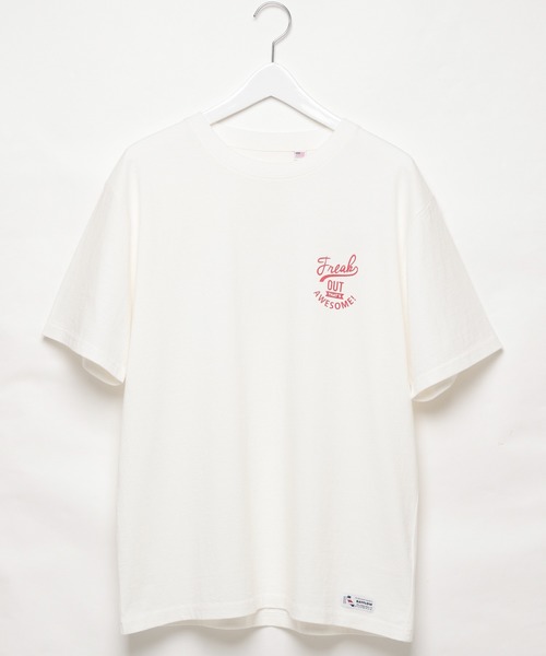 BAYFLOW(ベイフロー)の「USAコットングラフィックS/S TEE(Tシャツ/カットソー・メンズ・ホワイト/ネイビー/オレンジ/ライトグリーン・SMALL/MEDIUM/LARGE)」の15枚目の写真