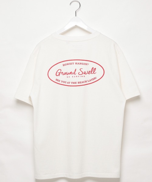 BAYFLOW(ベイフロー)の「USAコットングラフィックS/S TEE(Tシャツ/カットソー・メンズ・ホワイト/ネイビー/オレンジ/ライトグリーン・SMALL/MEDIUM/LARGE)」の13枚目の写真