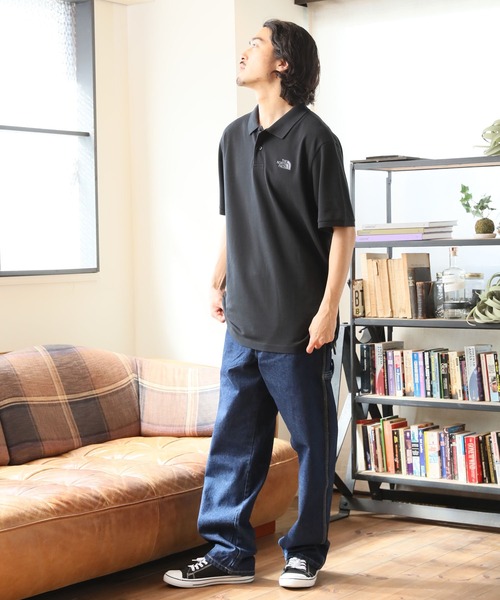 THE NORTH FACE(ザノースフェイス)の「【THE NORTH FACE/ザノースフェイス】Polo Piquet/ポロシャツ(ポロシャツ・メンズ・ブラック/ネイビー/ブラック系その他/ホワイト/ネイビー系1/オリーブ・S/M/L/XL)」の19枚目の写真