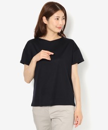 ニット風VネックTシャツ