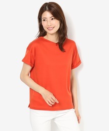 ニット風VネックTシャツ