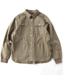 ストレッチ変形ツイルシャツJKT