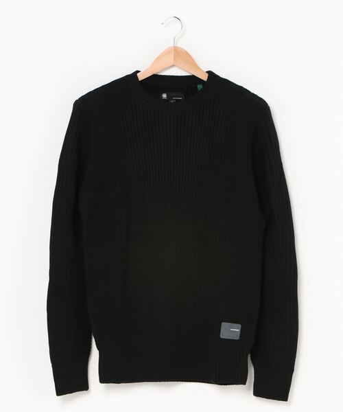 G-STAR（ジースター）の「3D Biker Knitted Sweater（ニット/セーター・メンズ・アイボリー/ダークブルー/ダークブラック・SMALL/MEDIUM/X-SMALL/XX-SMALL/LARGE）」の4枚目の写真