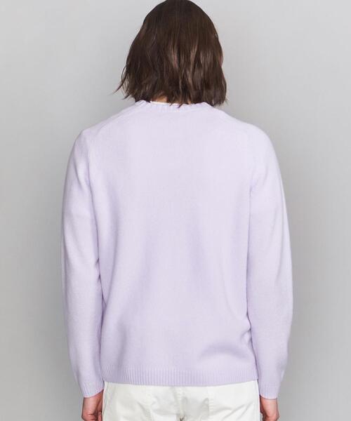 BEAUTY&YOUTH UNITED ARROWS（ビューティーアンドユースユナイテッドアローズ）の「BY スーパージーロン ウール ニット（ニット/セーター・メンズ・グレー/ナチュラル/ネイビー/ライラック・S/M/L/XL）」の7枚目の写真