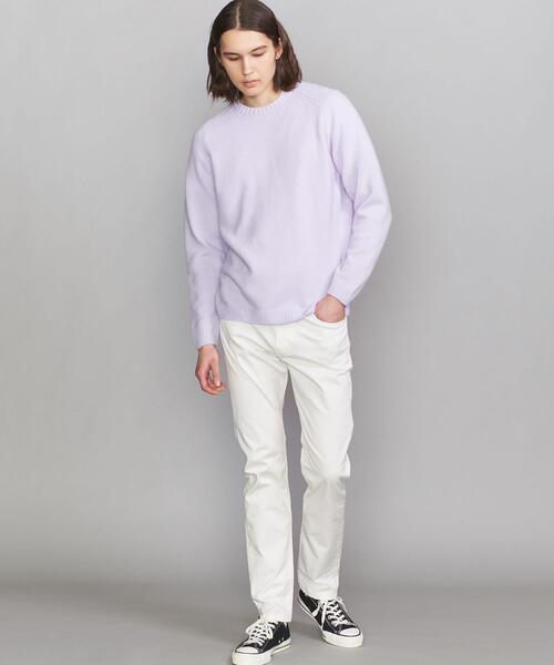 BEAUTY&YOUTH UNITED ARROWS（ビューティーアンドユースユナイテッドアローズ）の「BY スーパージーロン ウール ニット（ニット/セーター・メンズ・グレー/ナチュラル/ネイビー/ライラック・S/M/L/XL）」の9枚目の写真