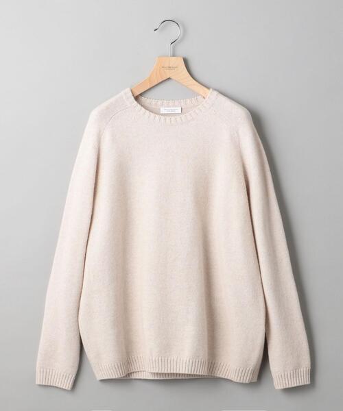 BEAUTY&YOUTH UNITED ARROWS（ビューティーアンドユースユナイテッドアローズ）の「BY スーパージーロン ウール ニット（ニット/セーター・メンズ・グレー/ナチュラル/ネイビー/ライラック・S/M/L/XL）」の17枚目の写真