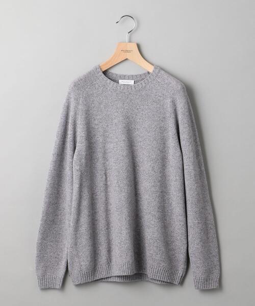 BEAUTY&YOUTH UNITED ARROWS（ビューティーアンドユースユナイテッドアローズ）の「BY スーパージーロン ウール ニット（ニット/セーター・メンズ・グレー/ナチュラル/ネイビー/ライラック・S/M/L/XL）」の15枚目の写真