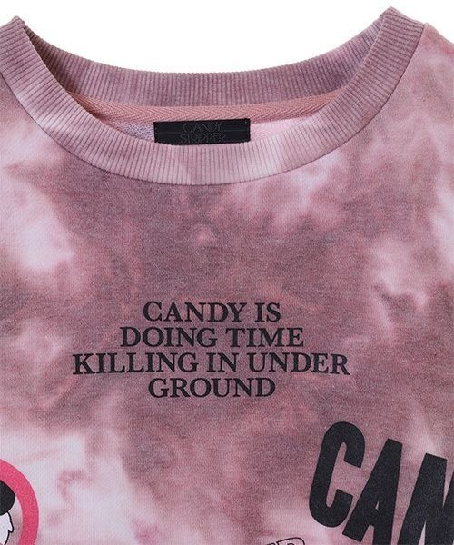 Candy Stripper（キャンディストリッパー）の「YOU LAZY BUM! トップス（Tシャツ/カットソー・レディース・グレー/ピンク/ブルー・2）」の11枚目の写真