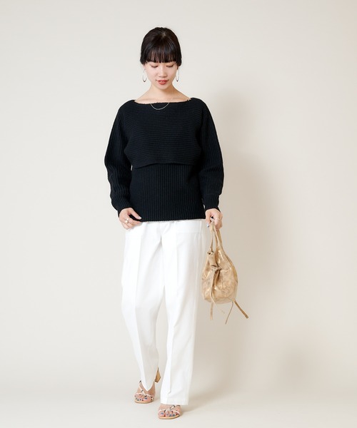 SHENERY(シーナリー)の「ベイカーパンツ(その他パンツ・レディース・ホワイト/カーキ・FREE)」の5枚目の写真