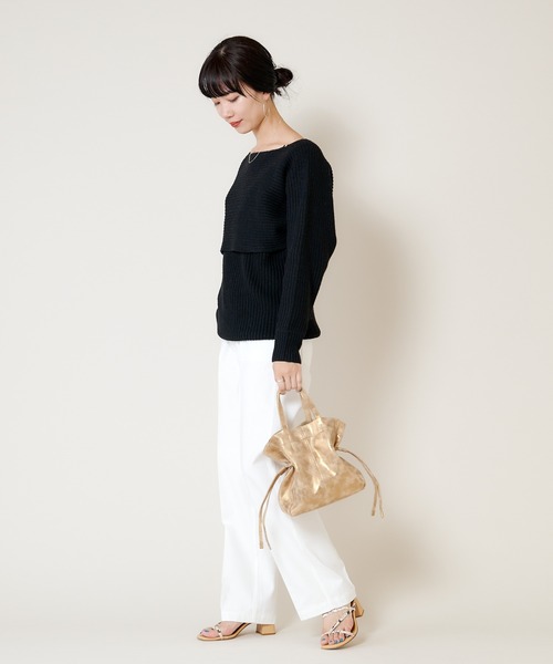 SHENERY(シーナリー)の「ベイカーパンツ(その他パンツ・レディース・ホワイト/カーキ・FREE)」の3枚目の写真