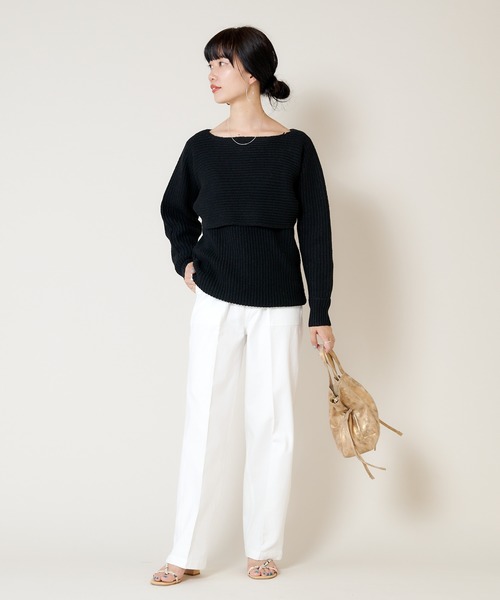 SHENERY(シーナリー)の「ベイカーパンツ(その他パンツ・レディース・ホワイト/カーキ・FREE)」の10枚目の写真