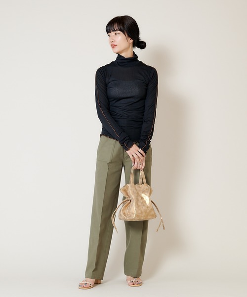 SHENERY(シーナリー)の「ベイカーパンツ(その他パンツ・レディース・ホワイト/カーキ・FREE)」の16枚目の写真