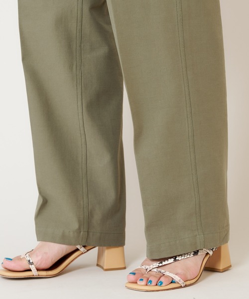 SHENERY(シーナリー)の「ベイカーパンツ(その他パンツ・レディース・ホワイト/カーキ・FREE)」の9枚目の写真