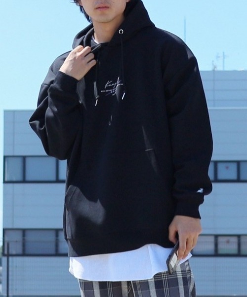 KANGOL(カンゴール)の「【KANGOL/カンゴール】別注テックパーカー/894265(パーカー・メンズ・ホワイト/ブラック/キャメル/ライトブルー・MEDIUM/LARGE)」の1枚目の写真